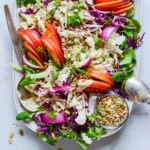 nektarin salat tahindressing opskrift