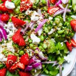 salat med edamamebønner