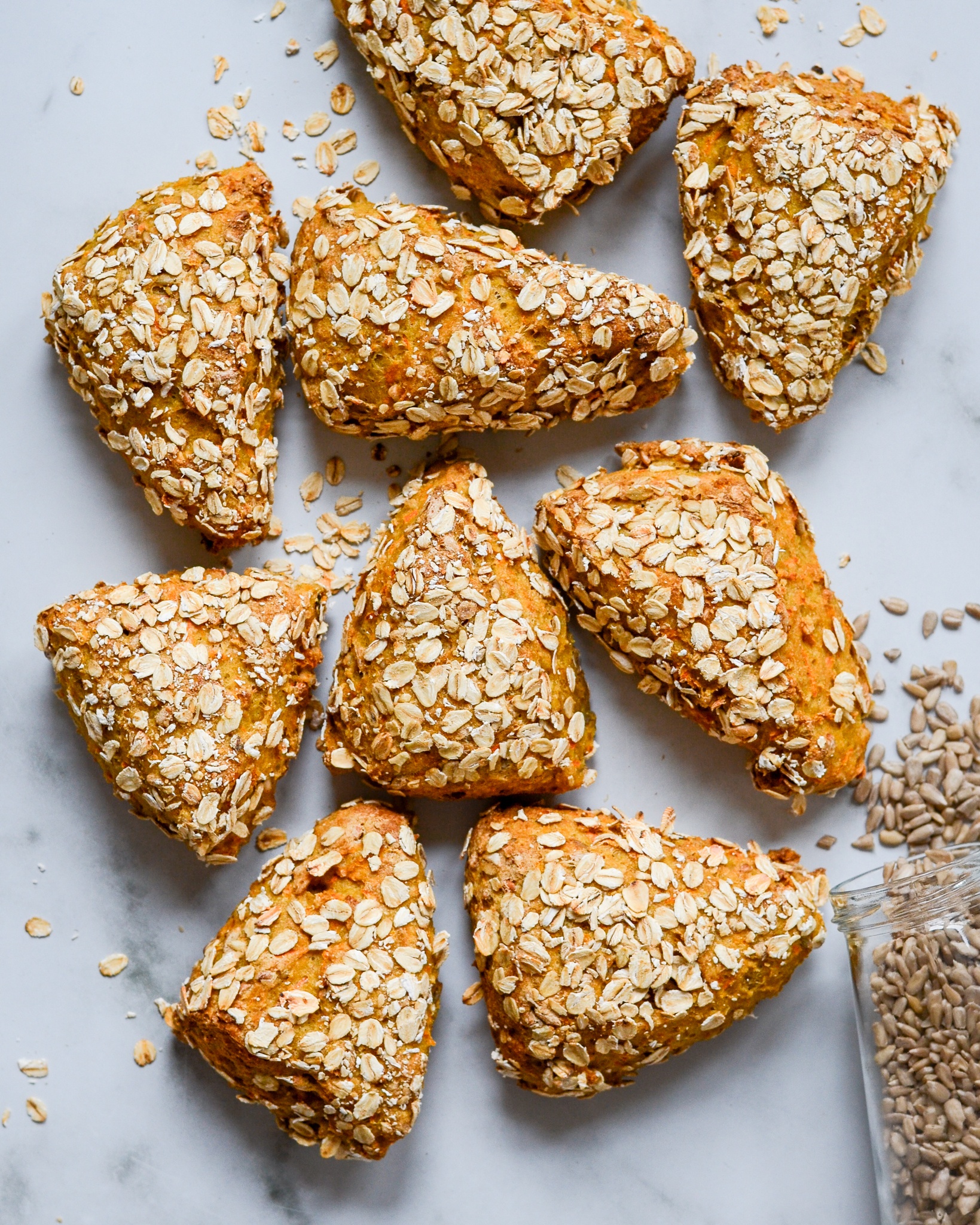 glutenfri veganske gulerodsboller