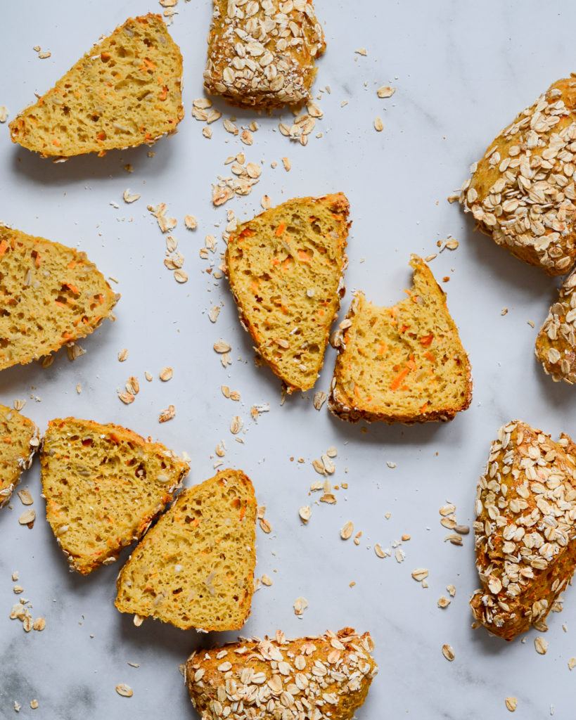 sunde glutenfri gulerodsboller