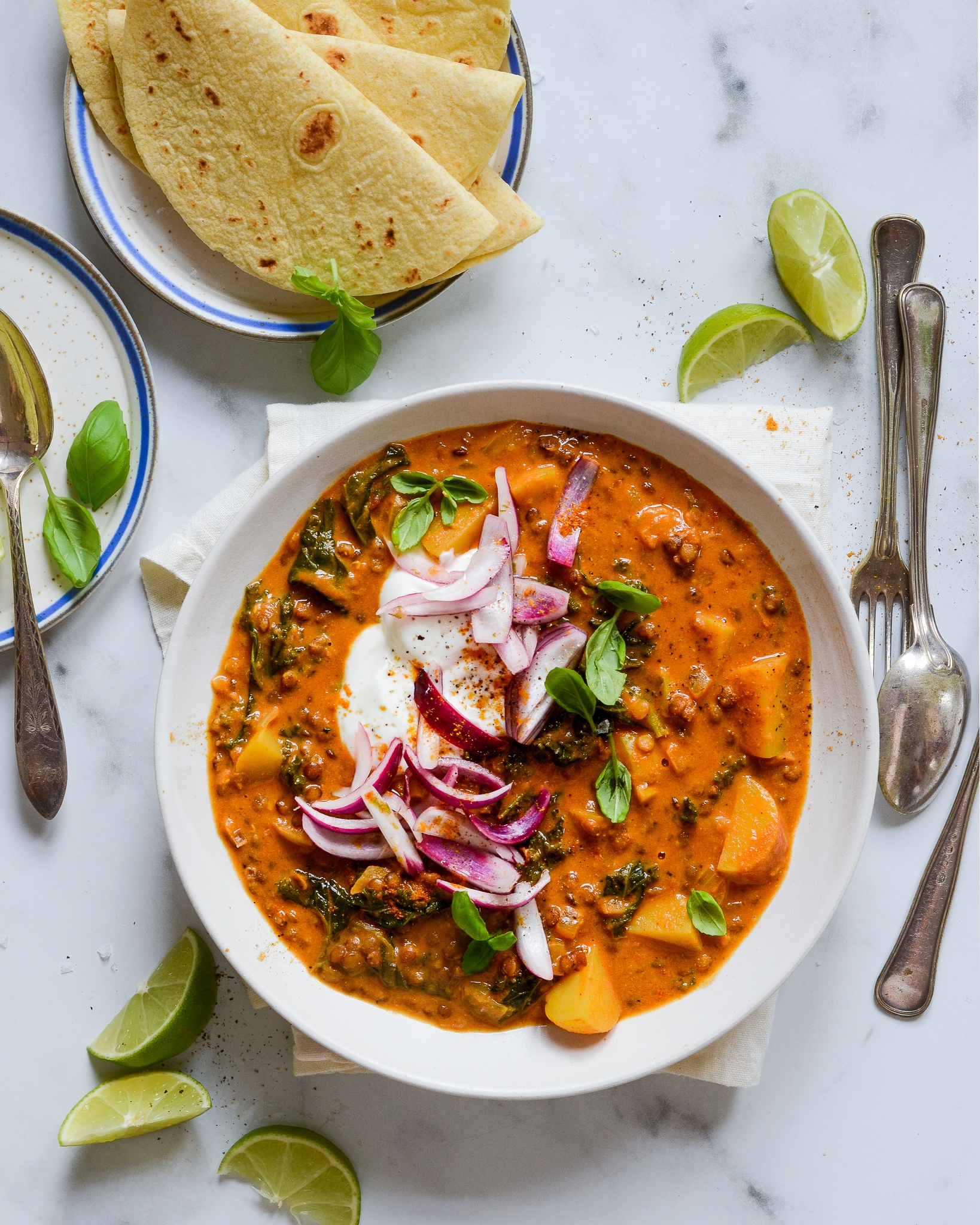 kartoffel curry med karry