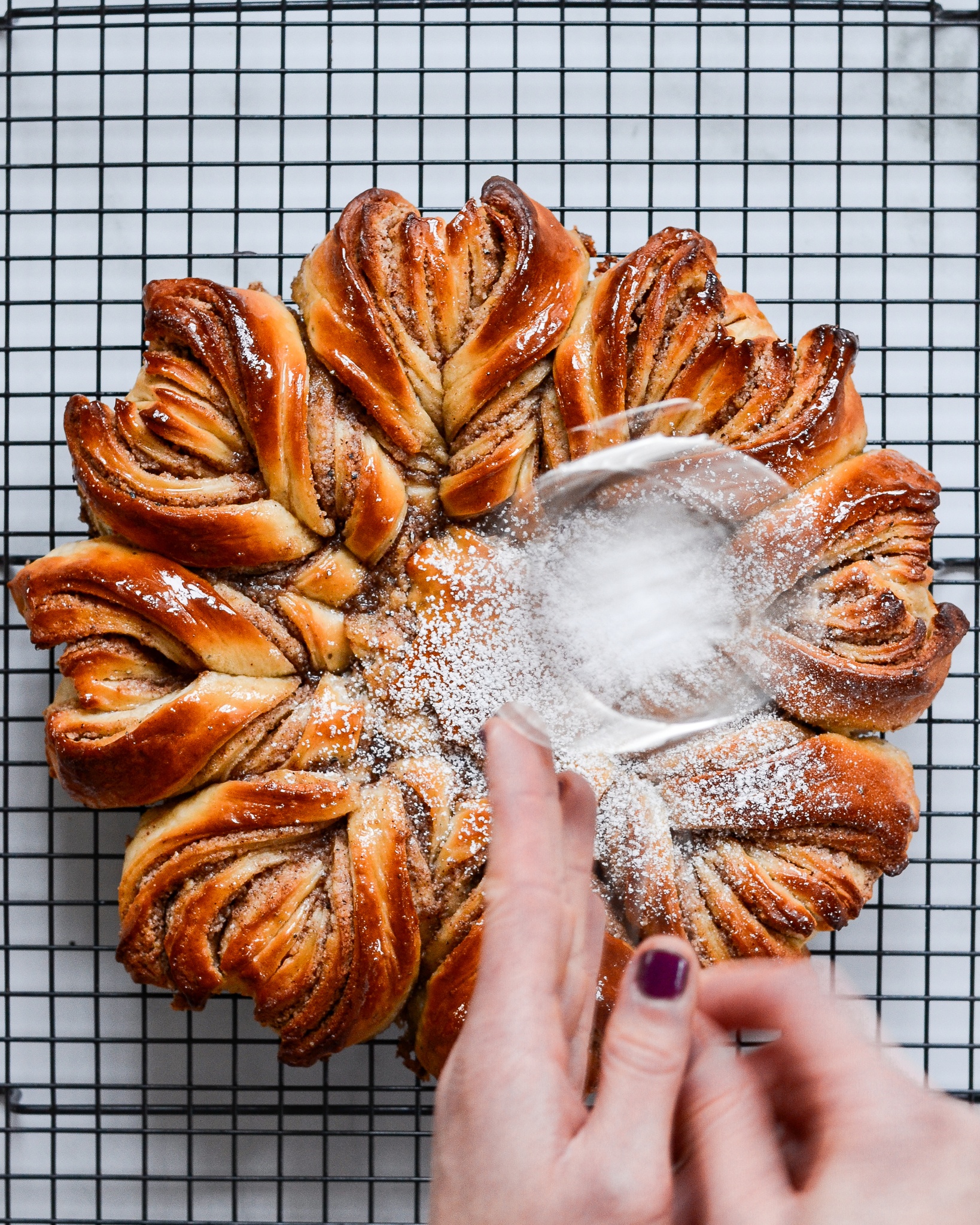 stjernebrød med marcipan