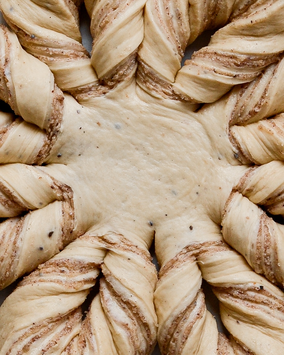 stjernebrød med marcipanremonce