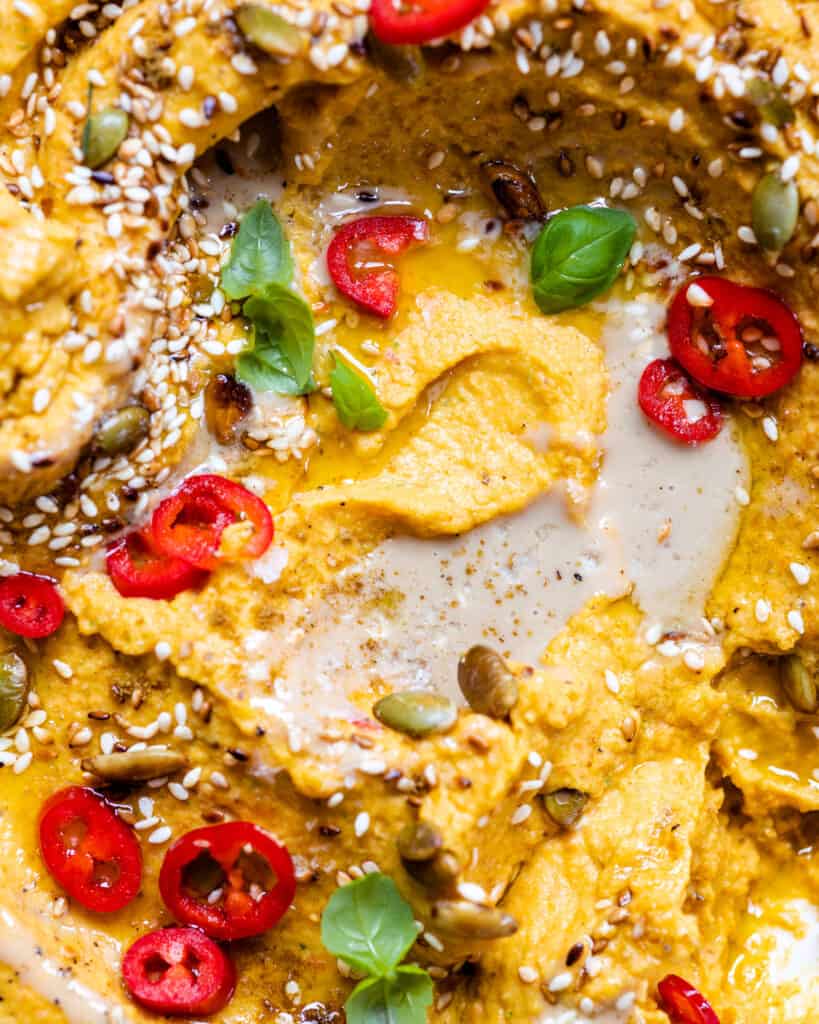 Linsehummus med gulerod