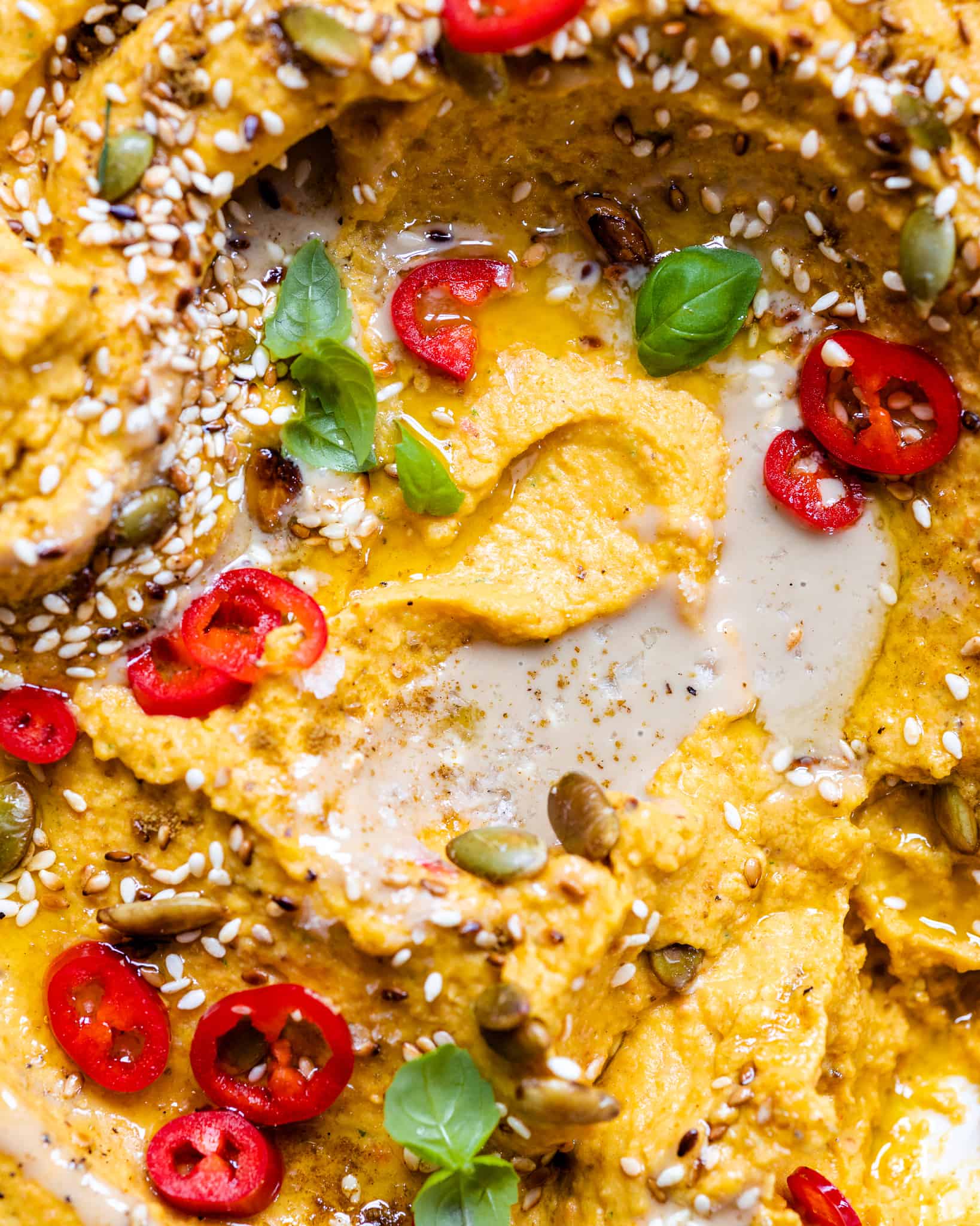 Linsehummus med gulerod