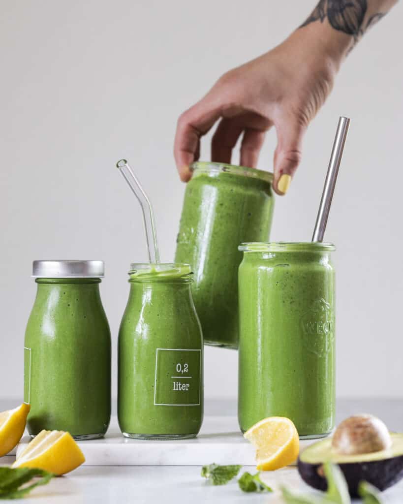 grøn smoothie uden banan