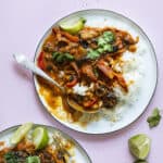 vegetarisk gryderet med aubergine opskrift