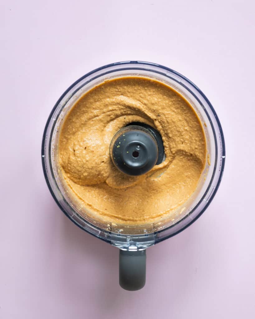 harissa hummus i foodprocessor