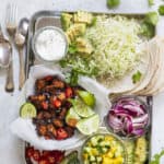 vegetarisk taco med tofu og grøntsager opskrift