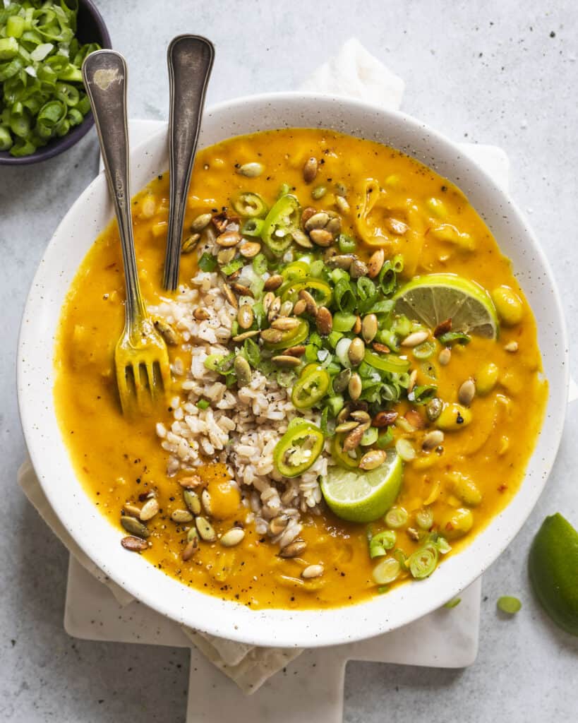 hokkaidosuppe med kokosmælk