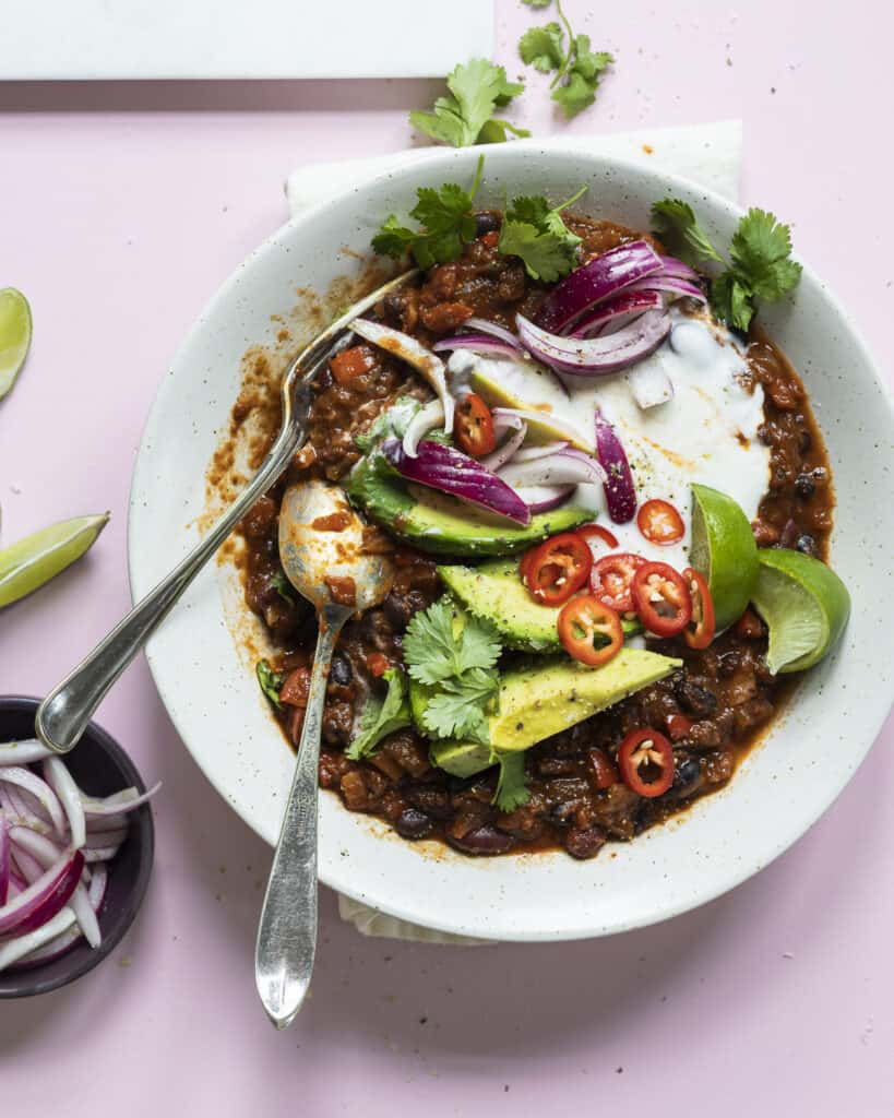 chili sin carne vegetar
