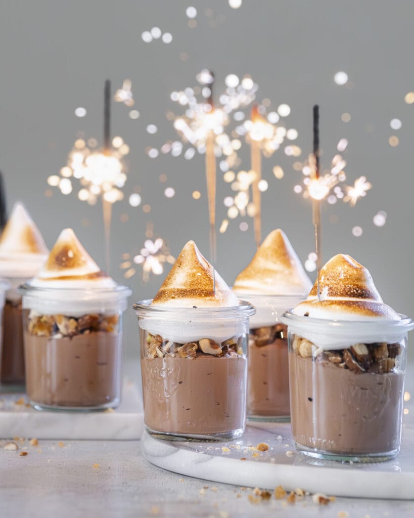chokolademousse i glas