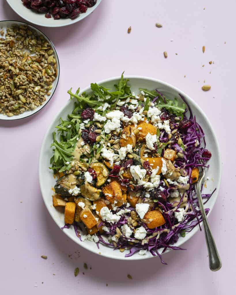 kålsalat med butternut squash