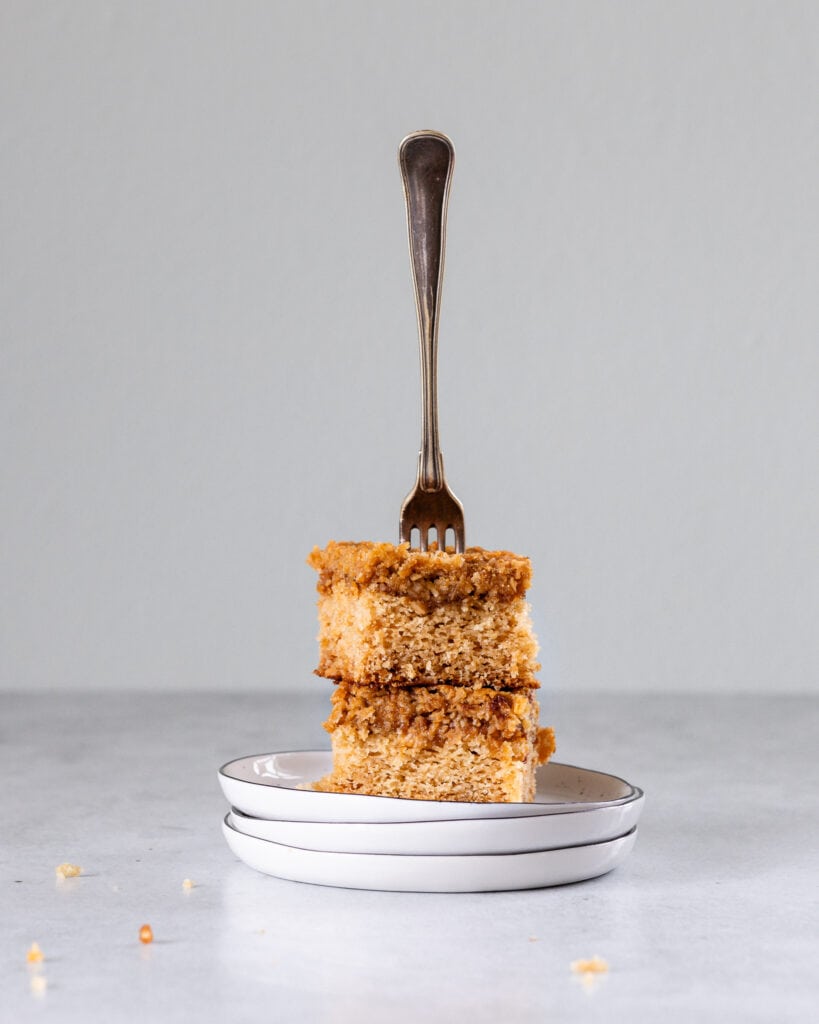 vegansk drømmekage stykker