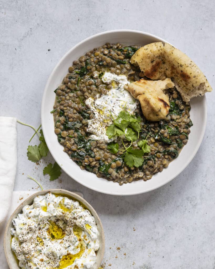 grøn dahl med karrypasta