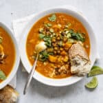 opskrift karrysuppe med fersken