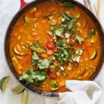 Vegetarisk wok med kokosmælk og karry 1