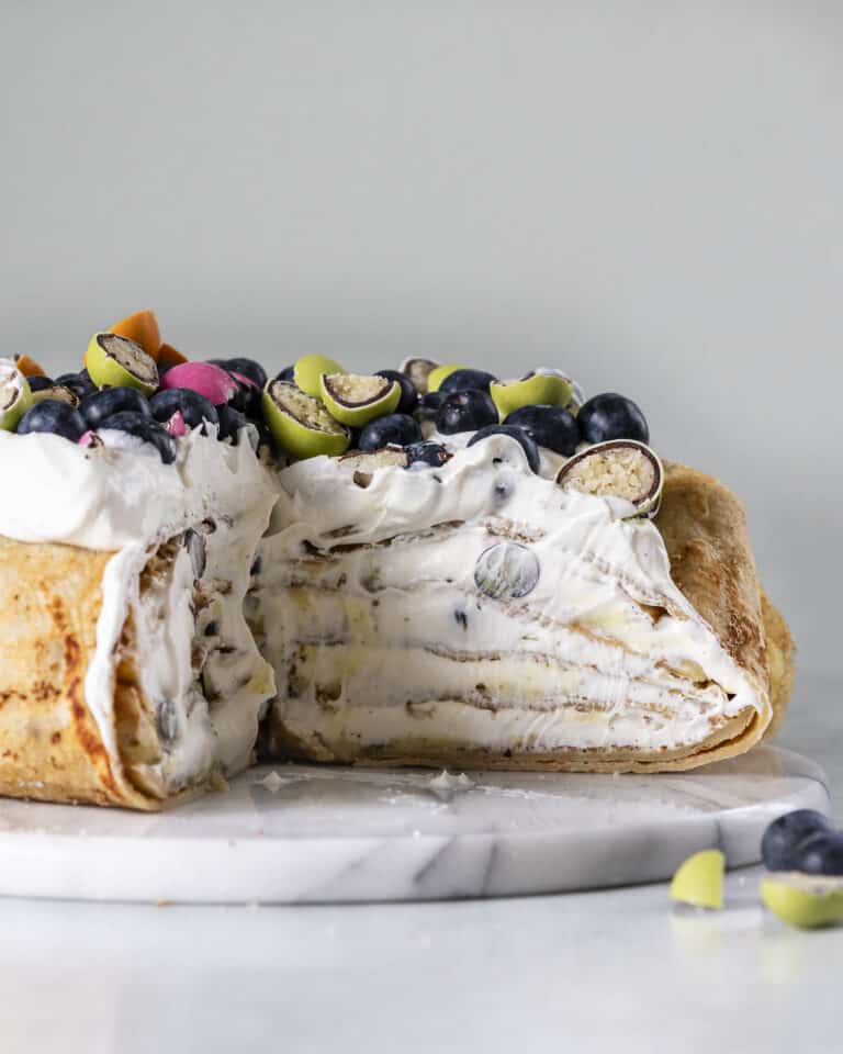 pandekage kage med lemoncurd