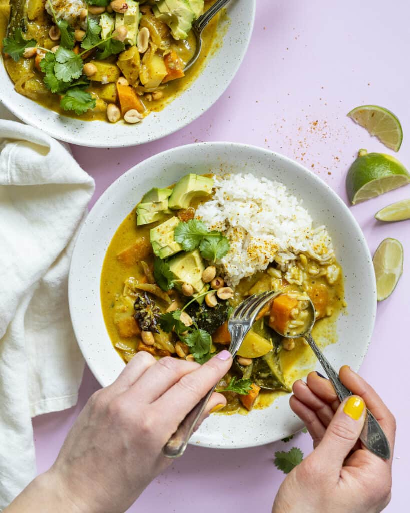vegetarisk massaman curry