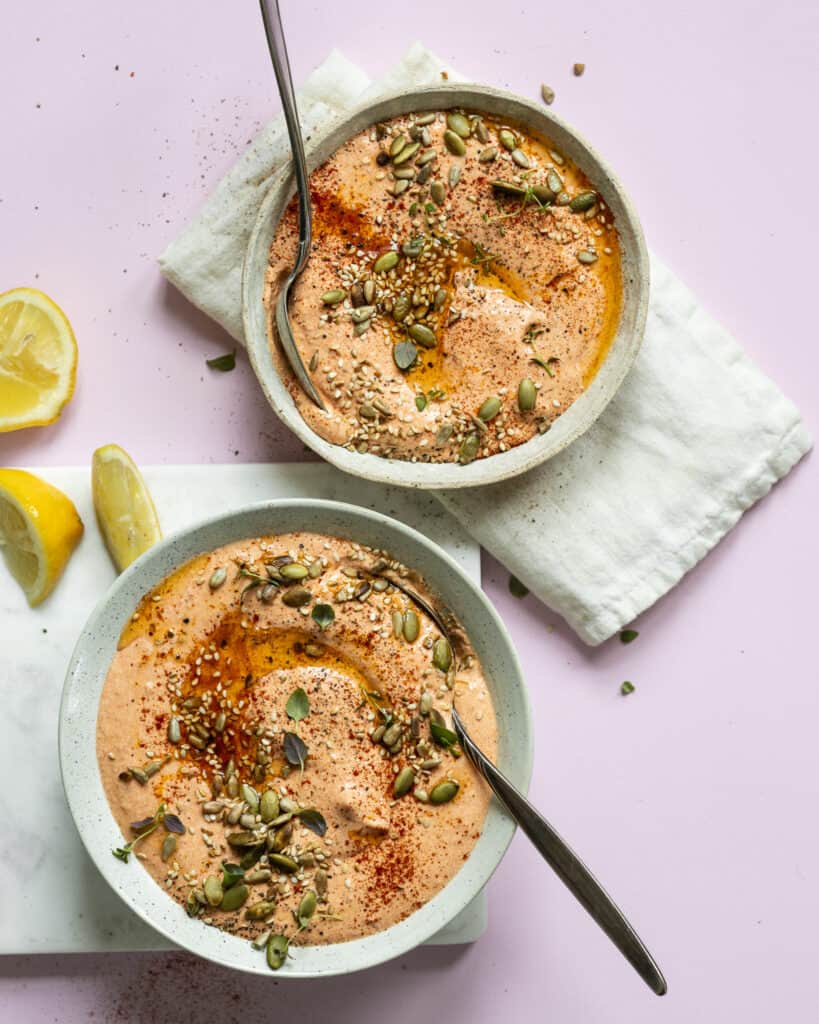 haydari dip med feta og hytteost