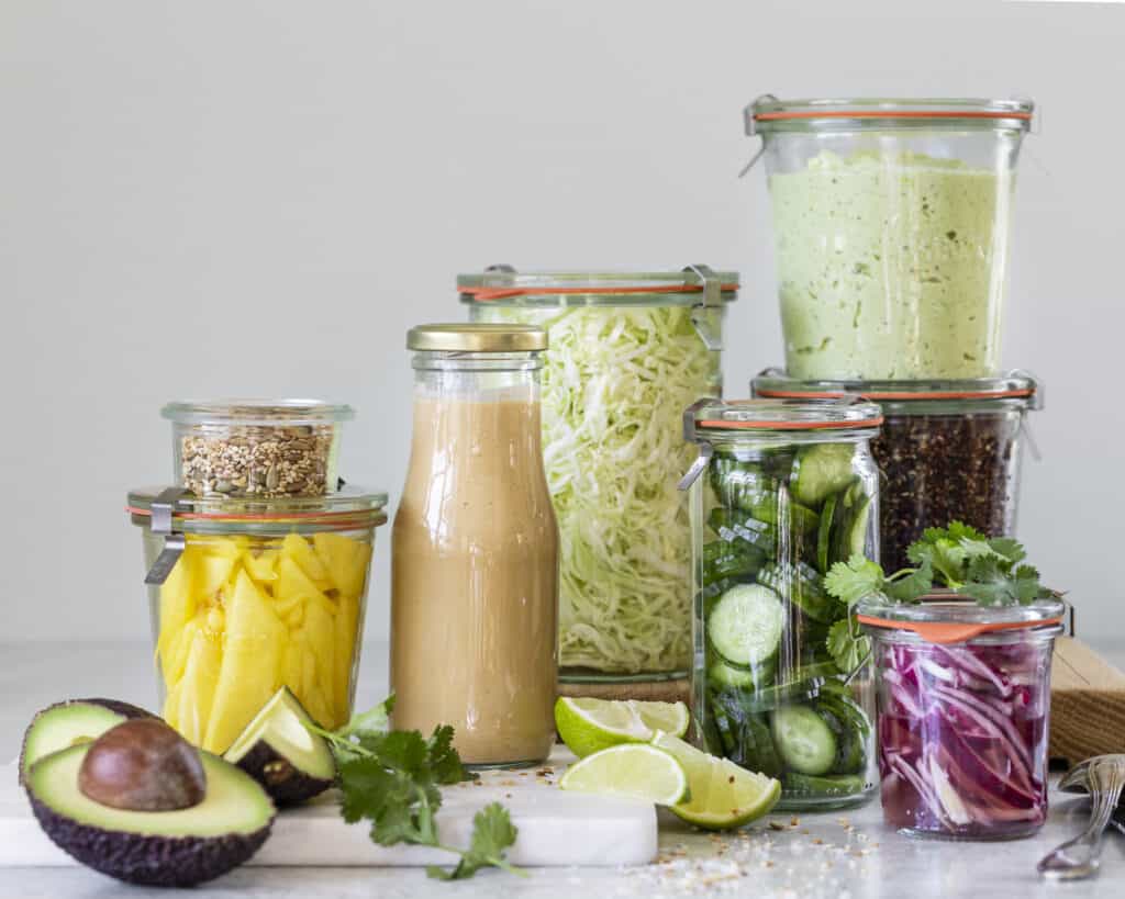 vegetarisk foodprep