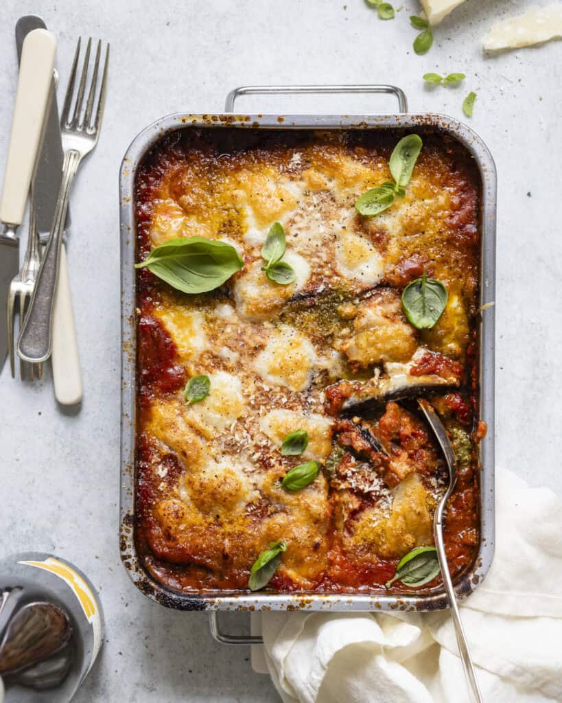parmigiana aubergine parmesan