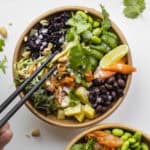 vegetar sushi bowls opskrift