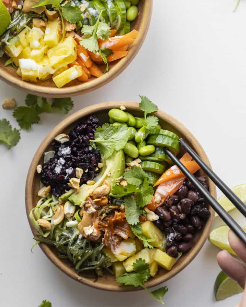 sunde vegetar sushi bowls