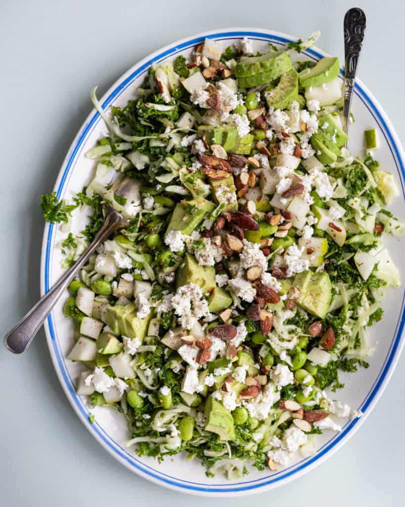 15 sunde salater - kålsalat med bønner