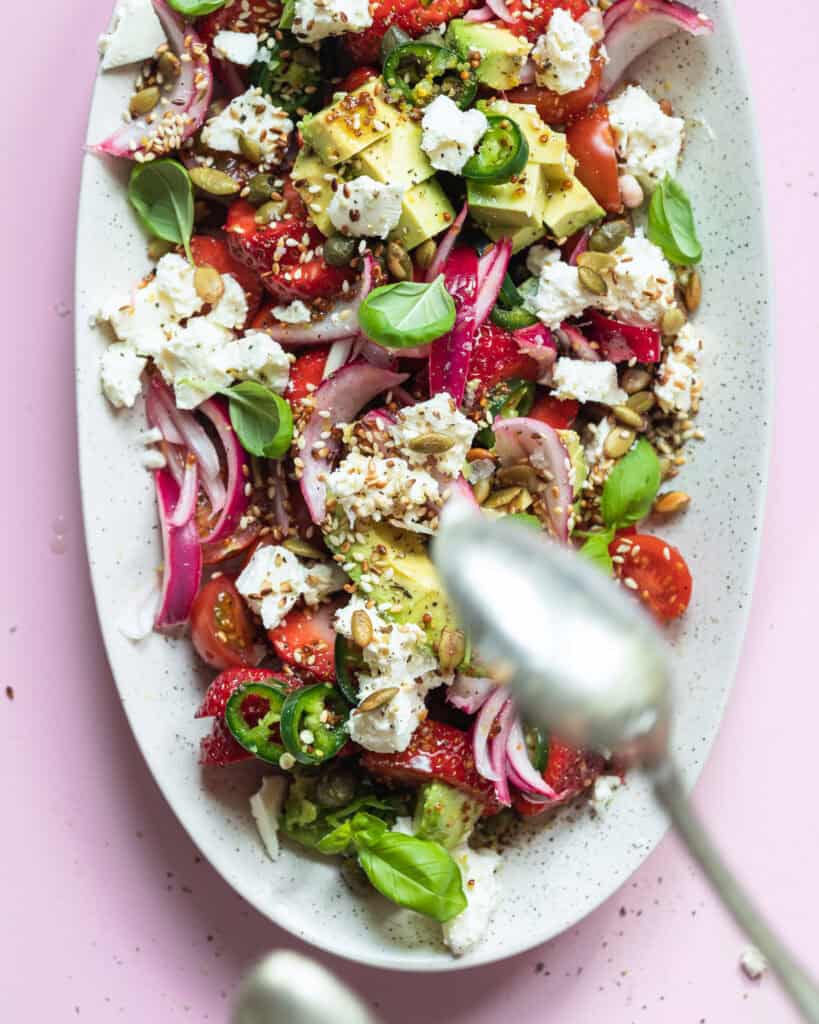 15 sunde salater - Jordbær salat med avocado