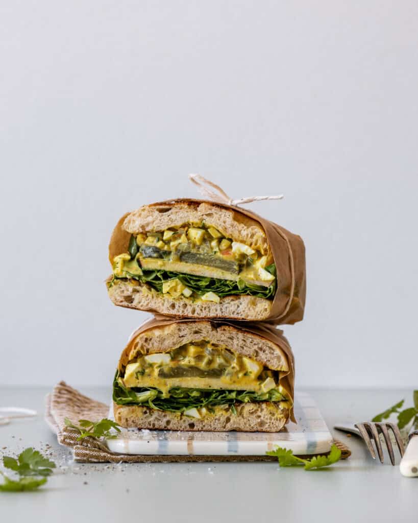 æggesalat sandwich