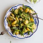opskrift kartoffelsalat med asparges