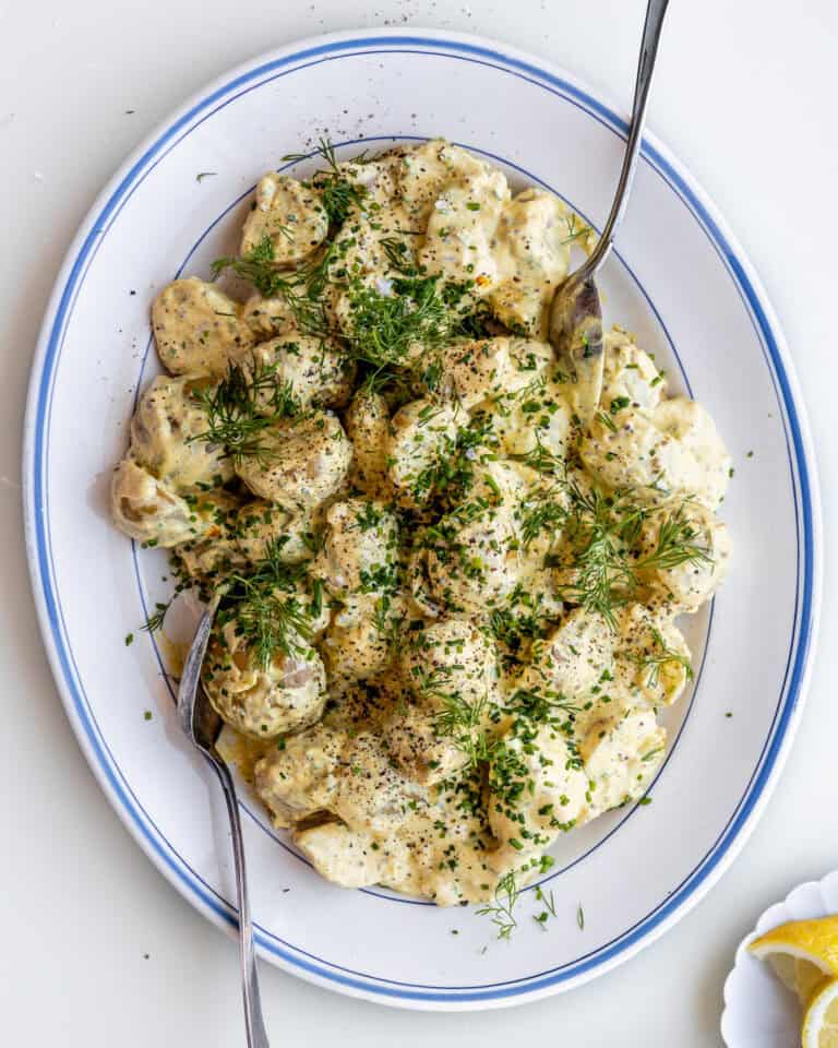kartoffelsalat med karry