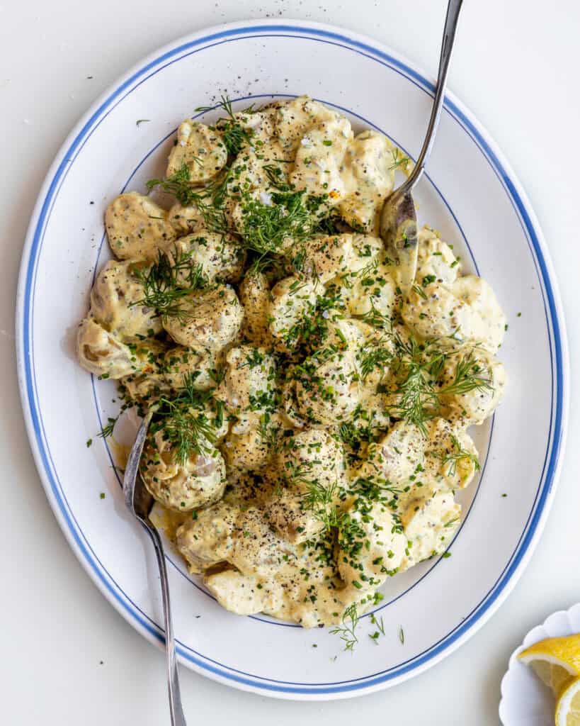 kartoffelsalat med karry
